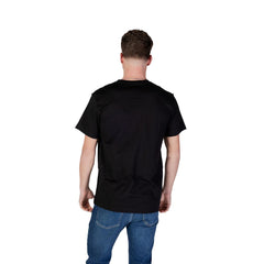 Black Cotton Rigenerato T-Shirt