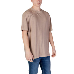 Gray Cotton Rigenerato T-Shirt