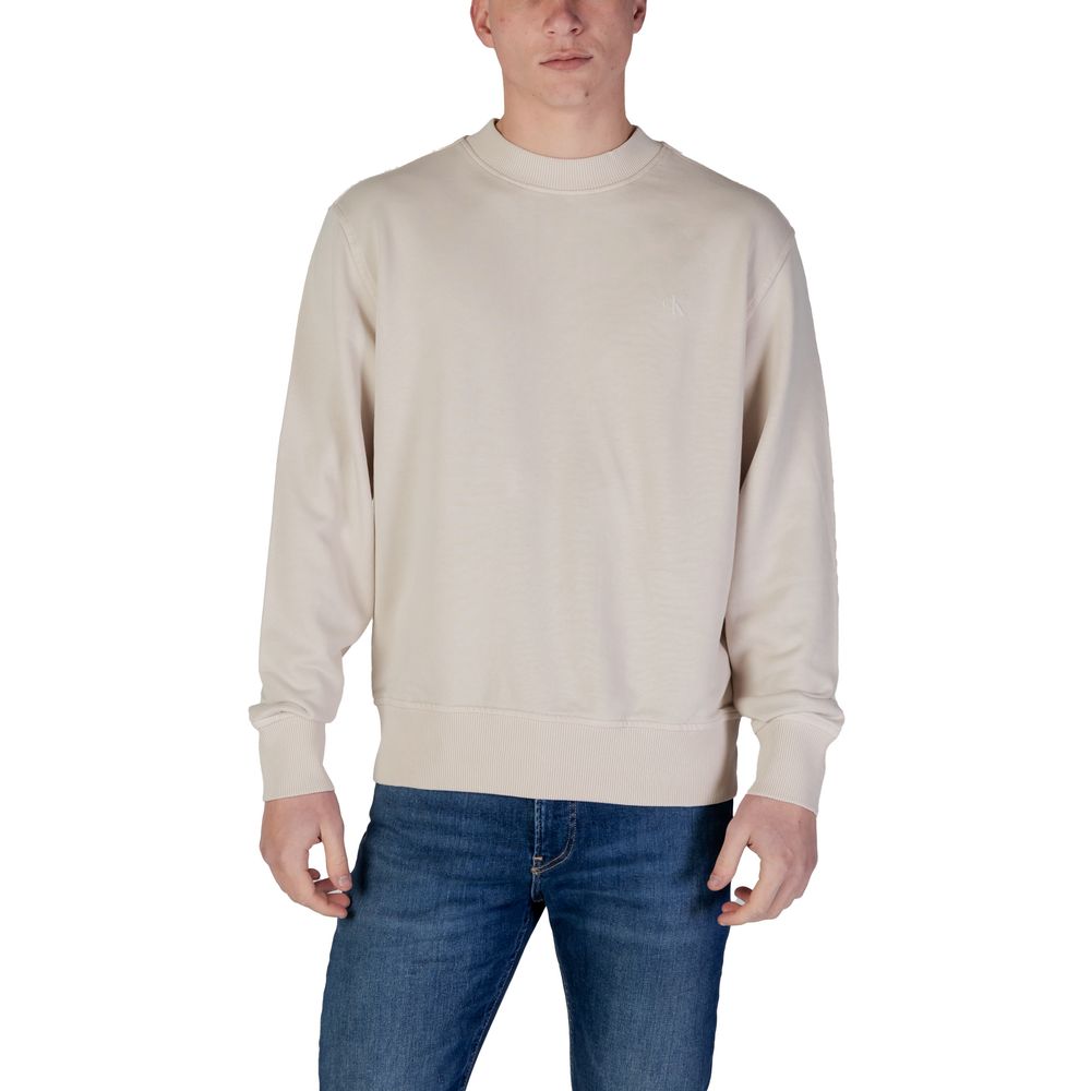 Beige Cotton Rigenerato Sweater