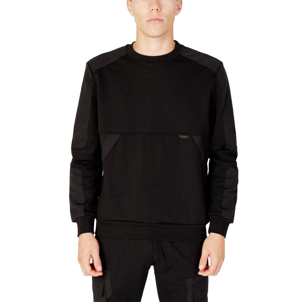 Black Cotton Sweater