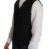 Dolce & Gabbana Elegant Black Silk Blend Formal Vest