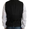 Dolce & Gabbana Elegant Black Silk Blend Formal Vest