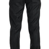 Dolce & Gabbana Elegant Gray Patterned Formal Pants