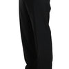 Dolce & Gabbana Elegant Black Wool Dress Pants