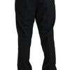 Dolce & Gabbana Elegant Black Wool Dress Pants