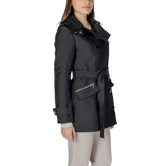 Morgan De Toi Black Polyester Jackets & Coat