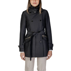 Morgan De Toi Black Polyester Jackets & Coat