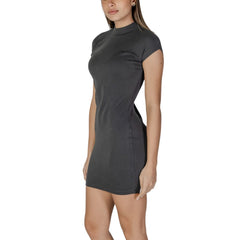 Calvin Klein Jeans Black Cotton Rigenerato Dress