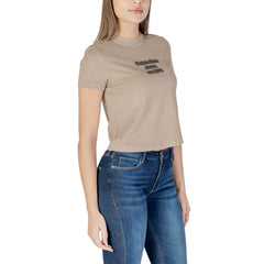 Calvin Klein Jeans Gray Cotton Tops & T-Shirt