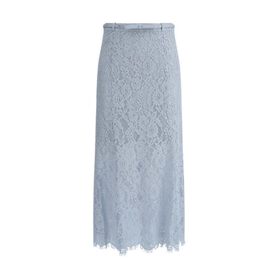 Self-Portrait Lace Midi Skirt