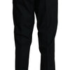 Dolce & Gabbana Elegant Black Formal Wool Blend Trousers