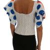 Dolce & Gabbana Elegant Polka Dot Bustier Top