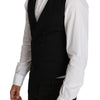 Dolce & Gabbana Sleek Double Breasted Slim Fit Wool Vest