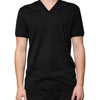 Dolce & Gabbana Black Cotton V-neck Short Sleeves T-shirt