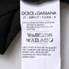 Dolce & Gabbana Black Logo Print Cotton Crew Neck T-shirt