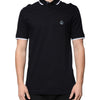 Dolce & Gabbana Black Collared Short Sleeves Men Polo T-shirt