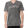 Dolce & Gabbana Gray Cotton V-neck Short Sleeves T-shirt