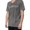 Dolce & Gabbana Gray Cotton V-neck Short Sleeves T-shirt