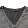 Dolce & Gabbana Gray Cotton V-neck Short Sleeves T-shirt