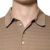 Dolce & Gabbana Brown Collared Short Sleeves Polo T-shirt