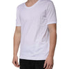 Dolce & Gabbana White Cotton Round Neck Short Sleeves T-shirt