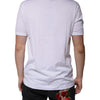 Dolce & Gabbana White Cotton Round Neck Short Sleeves T-shirt