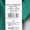 Dolce & Gabbana Green Logo Crew Neck Short Sleeves T-shirt