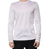 Dolce & Gabbana White Silk Crew Neck Men Pullover Sweater