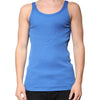 Dolce & Gabbana Blue Cotton Sleeveless Round Neck Tank T-shirt