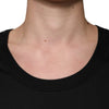 Dolce & Gabbana Black Cotton Sleeveless Round Neck Tank T-shirt