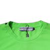 Dolce & Gabbana Green Logo Polyester Crew Neck T-shirt