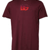 Dolce & Gabbana Maroon Logo Print Cotton Crew Neck T-shirt