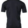 Dolce & Gabbana Black Cotton Crew Neck Short Sleeves T-shirt