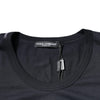 Dolce & Gabbana Black Cotton Crew Neck Short Sleeves T-shirt