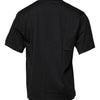 Dolce & Gabbana Black Logo Print Cotton Crew Neck T-shirt