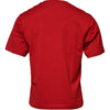 Dolce & Gabbana Red Logo Print Cotton Crew Neck T-shirt