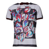 Dolce & Gabbana Multicolor Graphic Collared Polo T-shirt