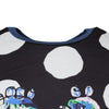 Dolce & Gabbana Black White Printed Cotton Crew Neck T-shirt