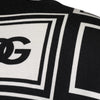 Dolce & Gabbana Black Logo Monogram Cotton Crew Neck T-shirt