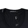 Dolce & Gabbana Black Cotton Crew Neck Short Sleeves T-shirt