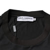 Dolce & Gabbana Black Logo Crew Neck Short Sleeves T-shirt