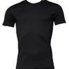 Dolce & Gabbana Black Cotton Crew Neck Short Sleeves T-shirt