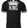 Dolce & Gabbana Black DG King V-neck Short Sleeve T-shirt