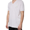 Dolce & Gabbana White Logo V-neck Short Sleeve T-shirt