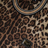 Dolce & Gabbana Brown Leopard Crew Neck Short Sleeve T-shirt