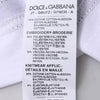 Dolce & Gabbana White Jersey Crew Neck Short Sleeves T-shirt