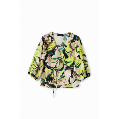 Desigual Green Polyester Shirt