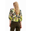 Desigual Green Polyester Shirt