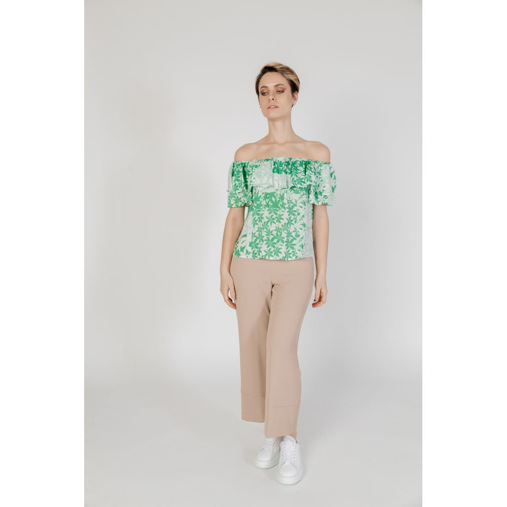 Desigual Green Viscose Shirt