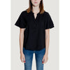 Jacqueline De Yong Black Viscose Shirt